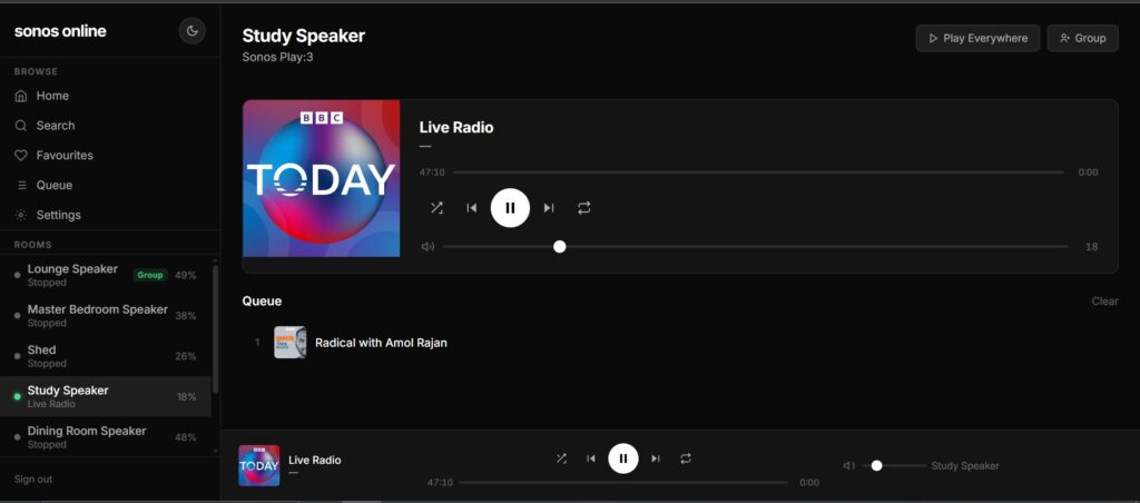 Sonos Online - Play